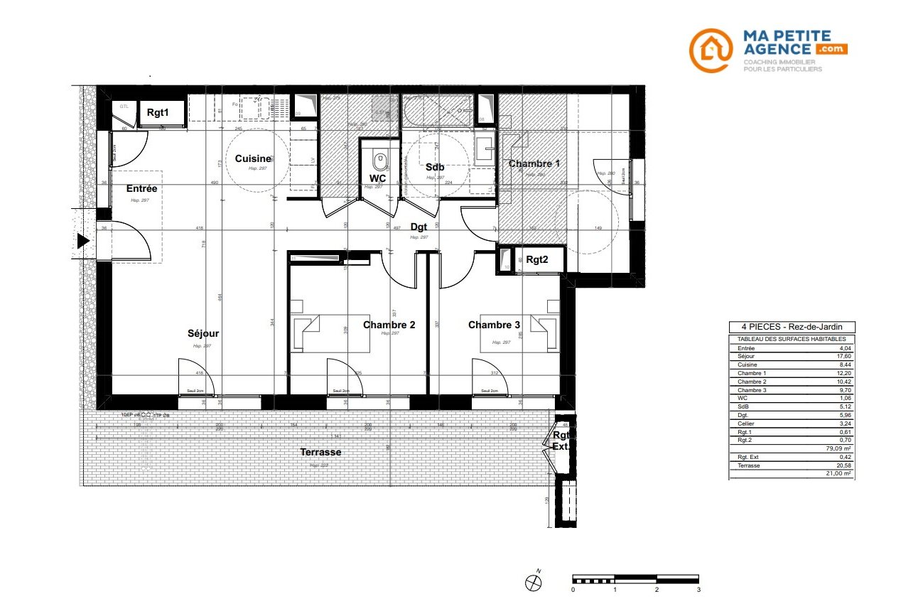 Appartement à vendre à Ambilly 79 m² 440 500 € | Ma Petite Agence