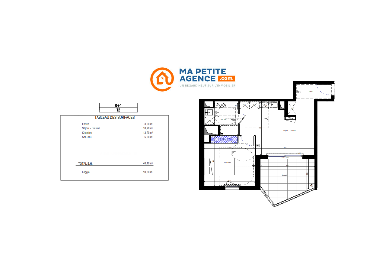 Appartement à vendre à Saint-Gély-du-Fesc 40 m² 255 500 € | Ma Petite Agence
