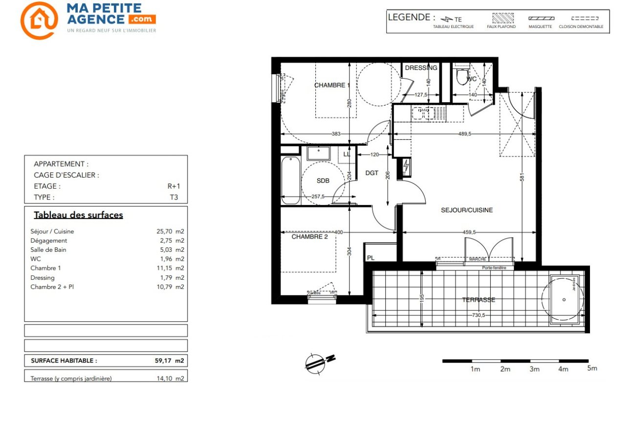 Appartement à vendre à Montpellier 59 m² 337 000 € | Ma Petite Agence