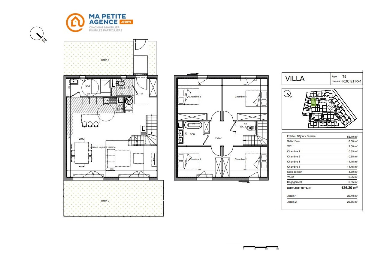 Villa à vendre à Vendargues 126 m² 345 000 € | Ma Petite Agence