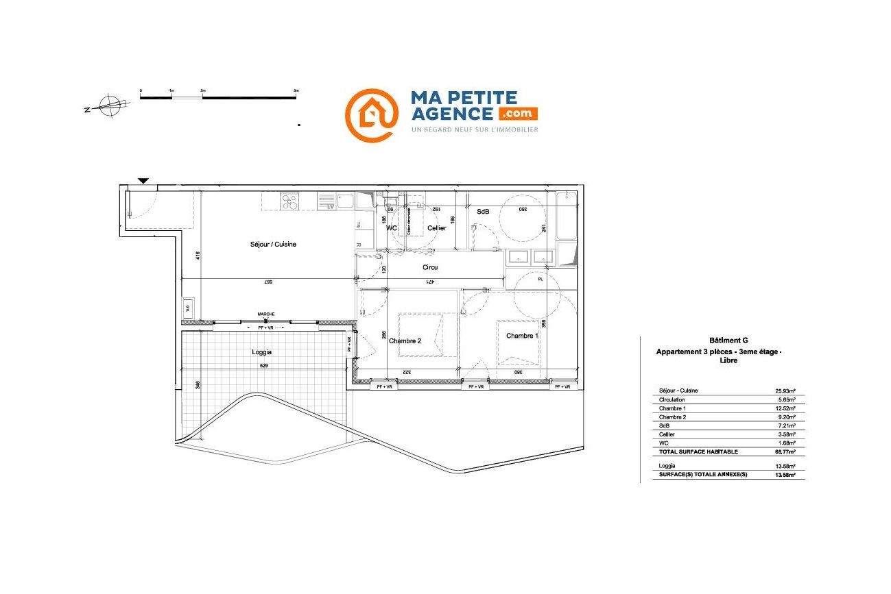Appartement à vendre à Grau-du-Roi 66 m² 335 200 &euro; | Ma Petite Agence