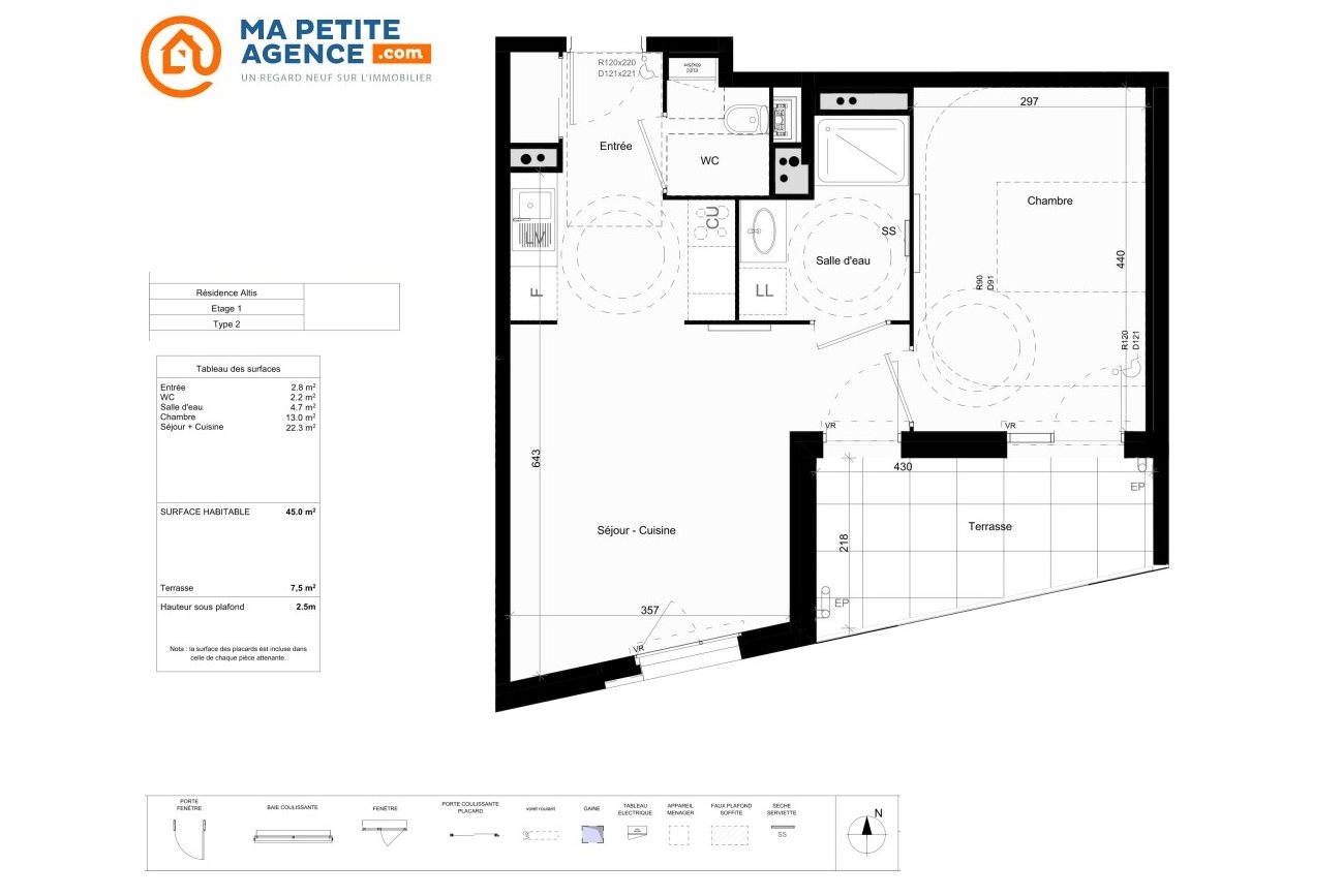 Appartement à vendre à Castelnau-le-Lez 45 m² 227 000 € | Ma Petite Agence