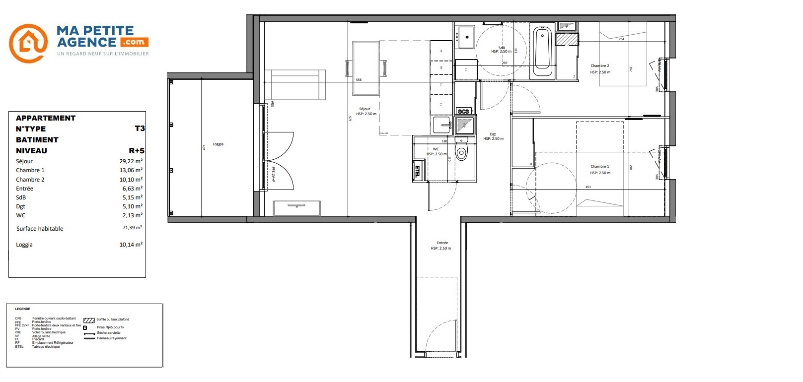 Appartement à vendre à LORMONT 71 m² 227 009 &euro; | Ma Petite Agence