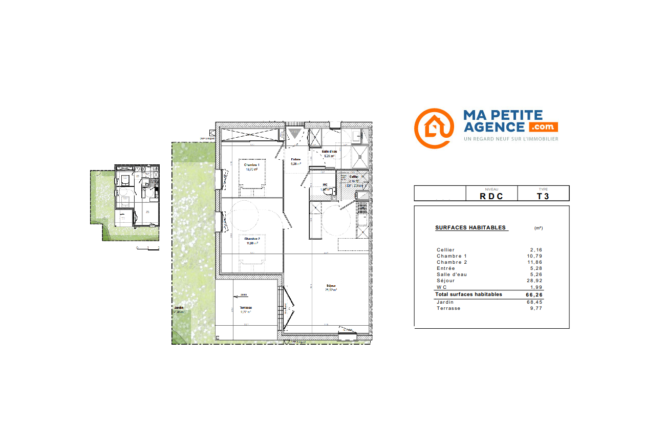 Appartement à vendre à LINXE 66 m² 191 900 € | Ma Petite Agence