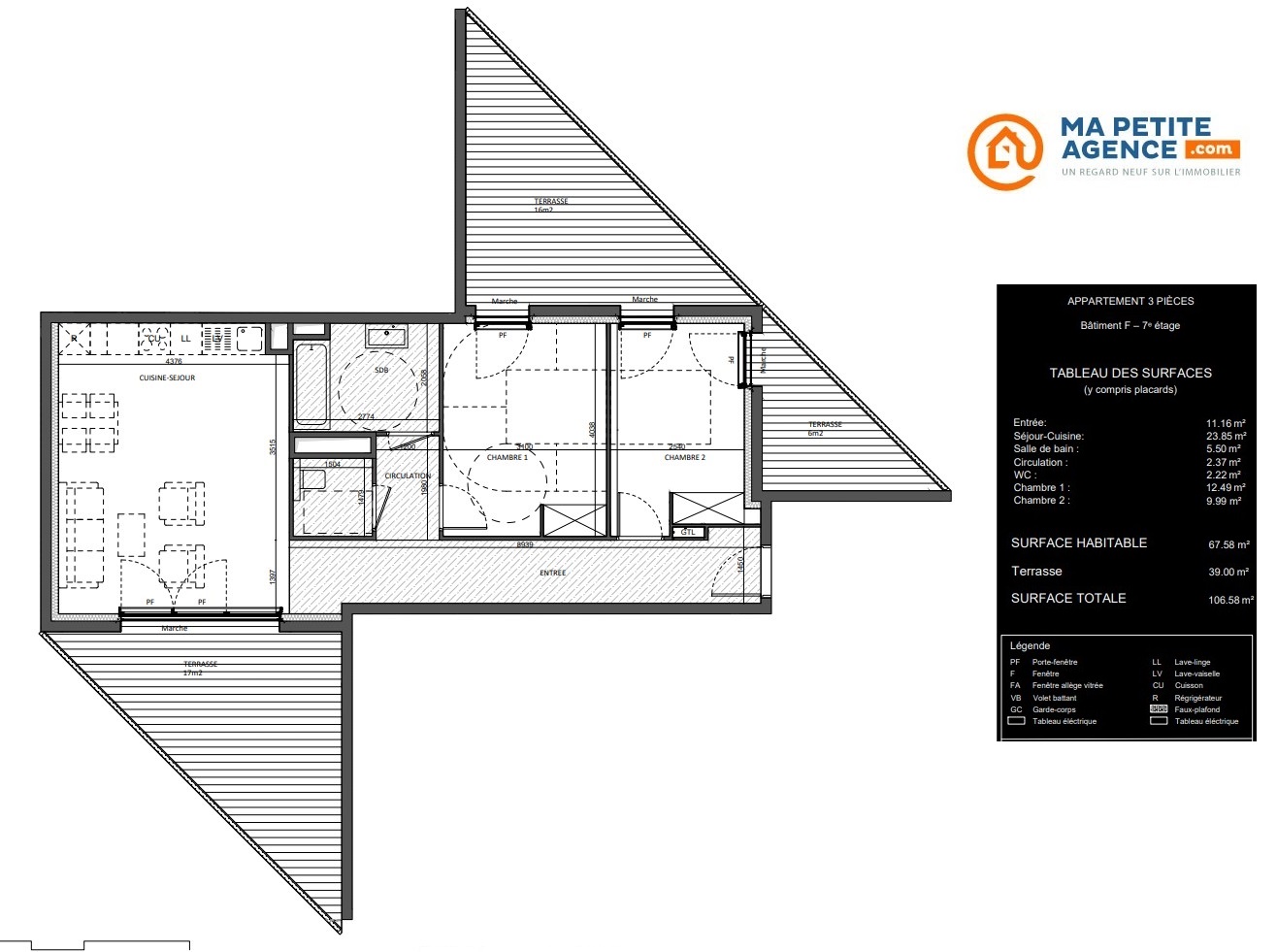 Appartement à vendre à Montpellier 67 m² 360 000 € | Ma Petite Agence