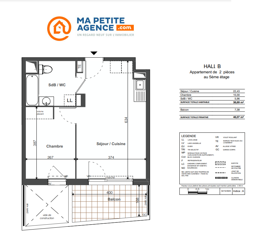 Appartement à vendre à Sète 39 m² 206 000 &euro; | Ma Petite Agence
