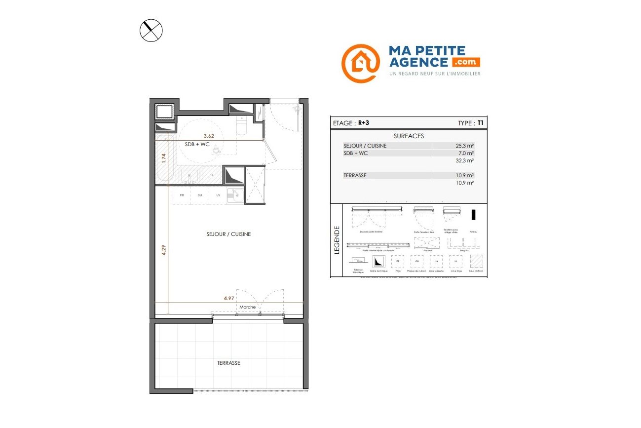 Appartement à vendre à Montpellier 32 m² 211 000 € | Ma Petite Agence