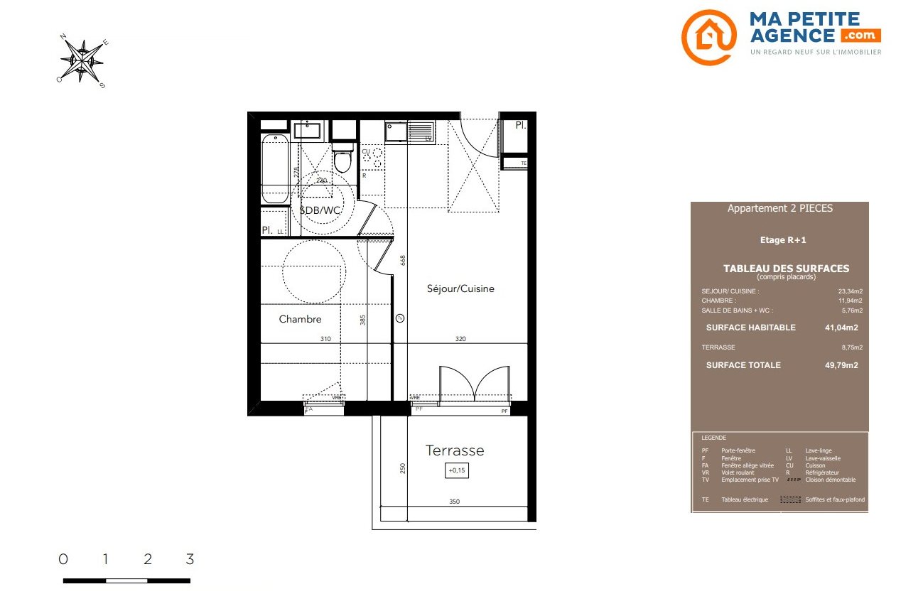 Appartement à vendre à Castelnau-le-Lez 41 m² 234 900 € | Ma Petite Agence