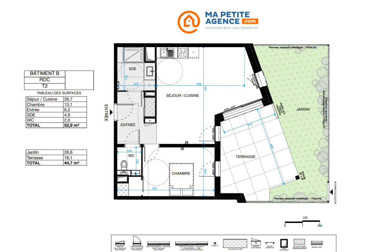 Appartement à vendre à Saint-Clément-de-Rivière 53 m² 319 000 &euro; | Ma Petite Agence