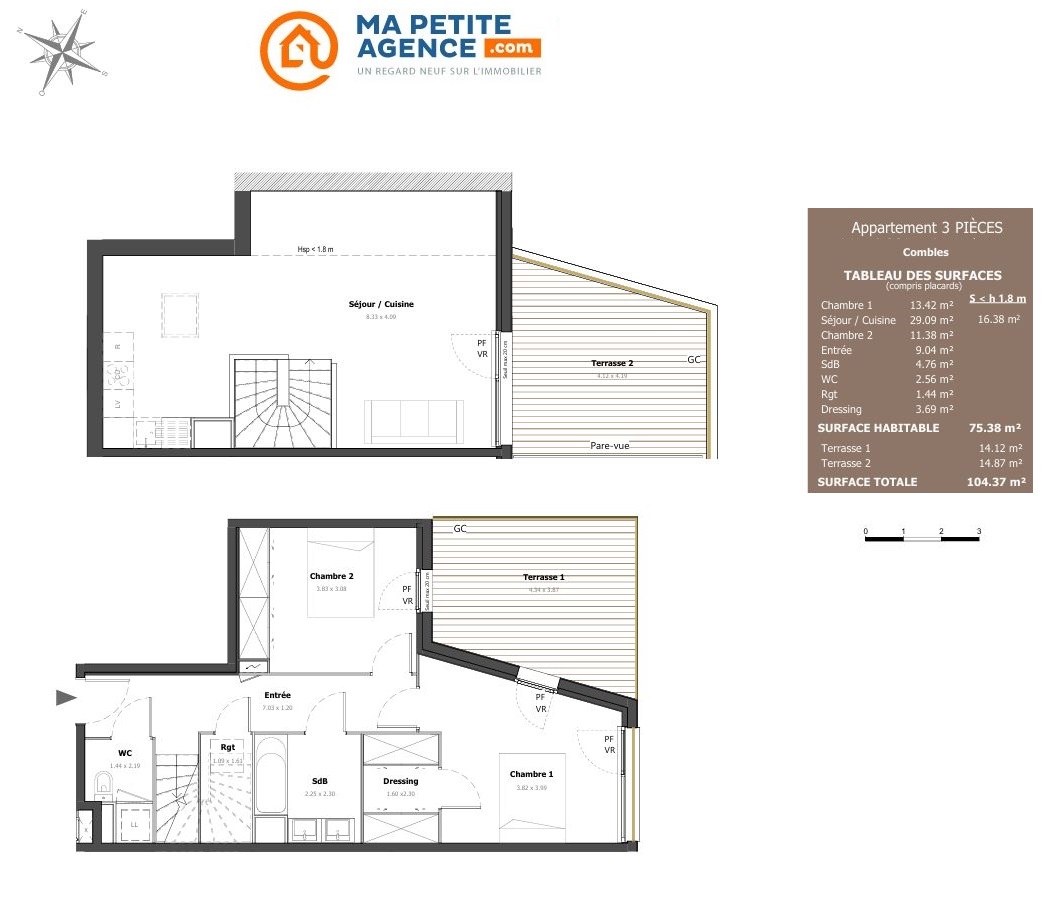 Appartement à vendre à Toulouse 75 m² 337 200 € | Ma Petite Agence