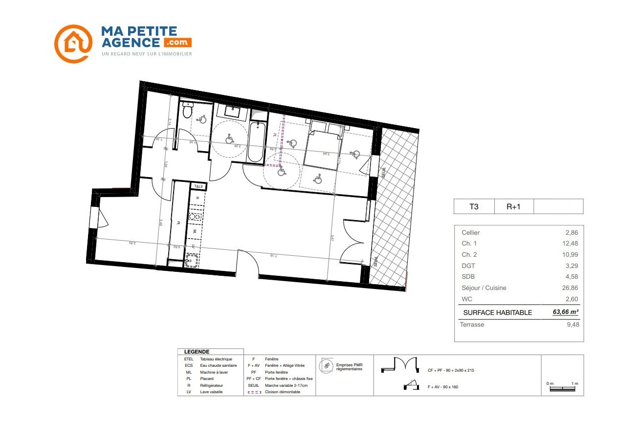 Appartement à vendre à Saint-Just 64 m² 235 900 € | Ma Petite Agence
