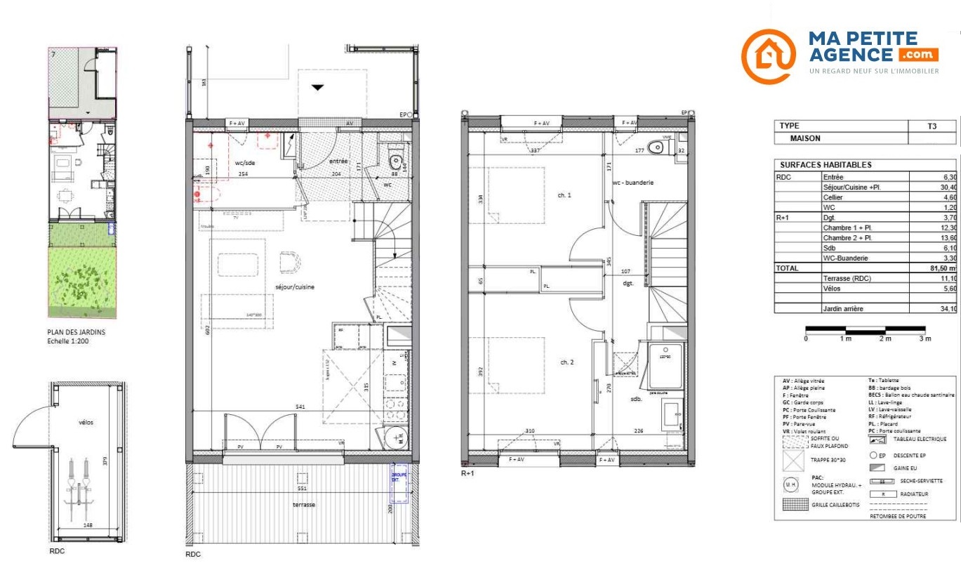 Maison à vendre à Carbon-Blanc 82 m² 320 000 &euro; | Ma Petite Agence
