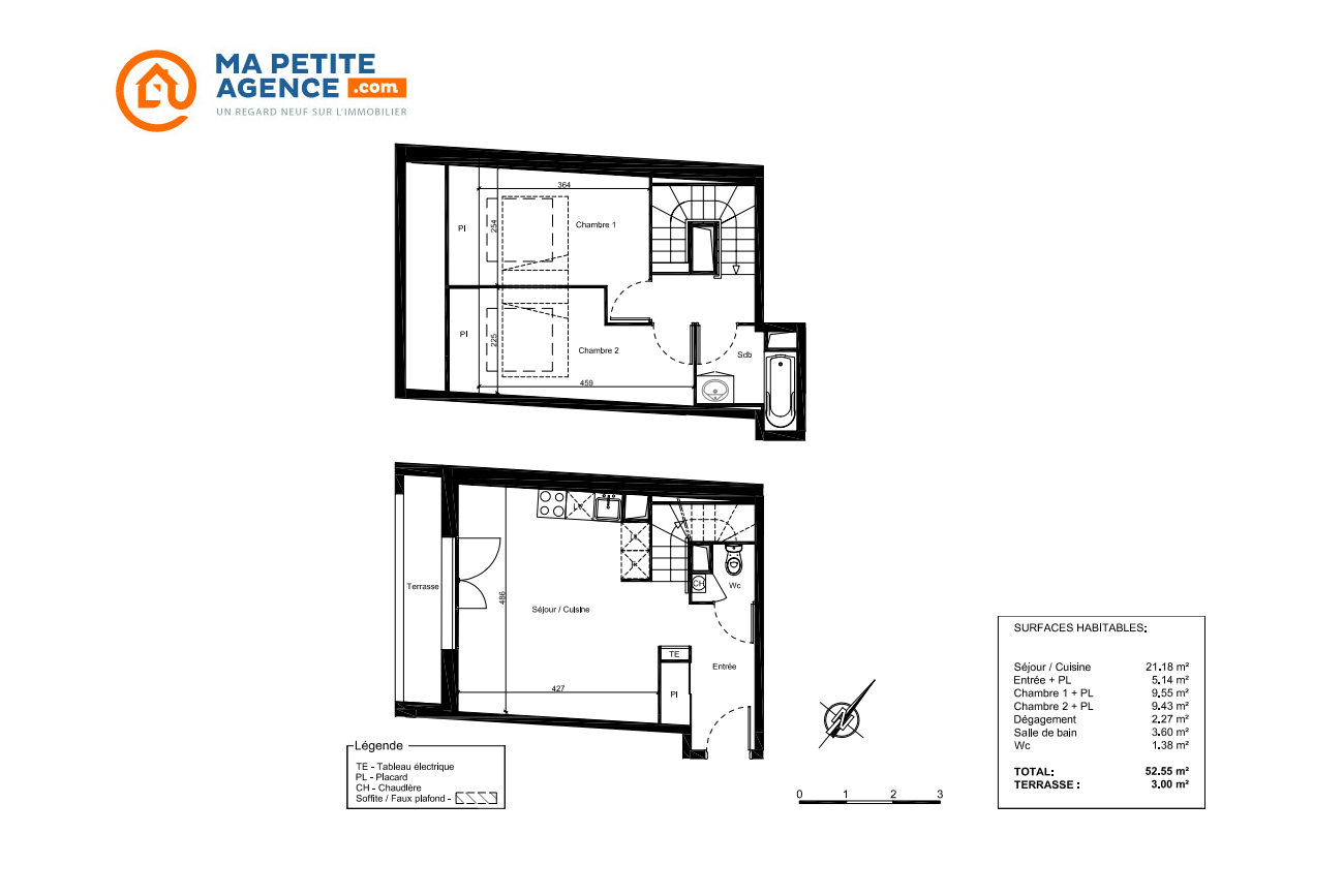 Appartement à vendre à Toulouse 52 m² 250 000 € | Ma Petite Agence