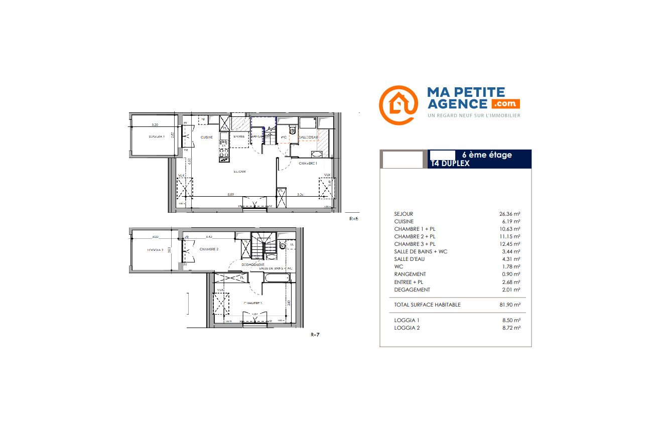 Appartement à vendre à Dijon 81 m² 327 500 € | Ma Petite Agence