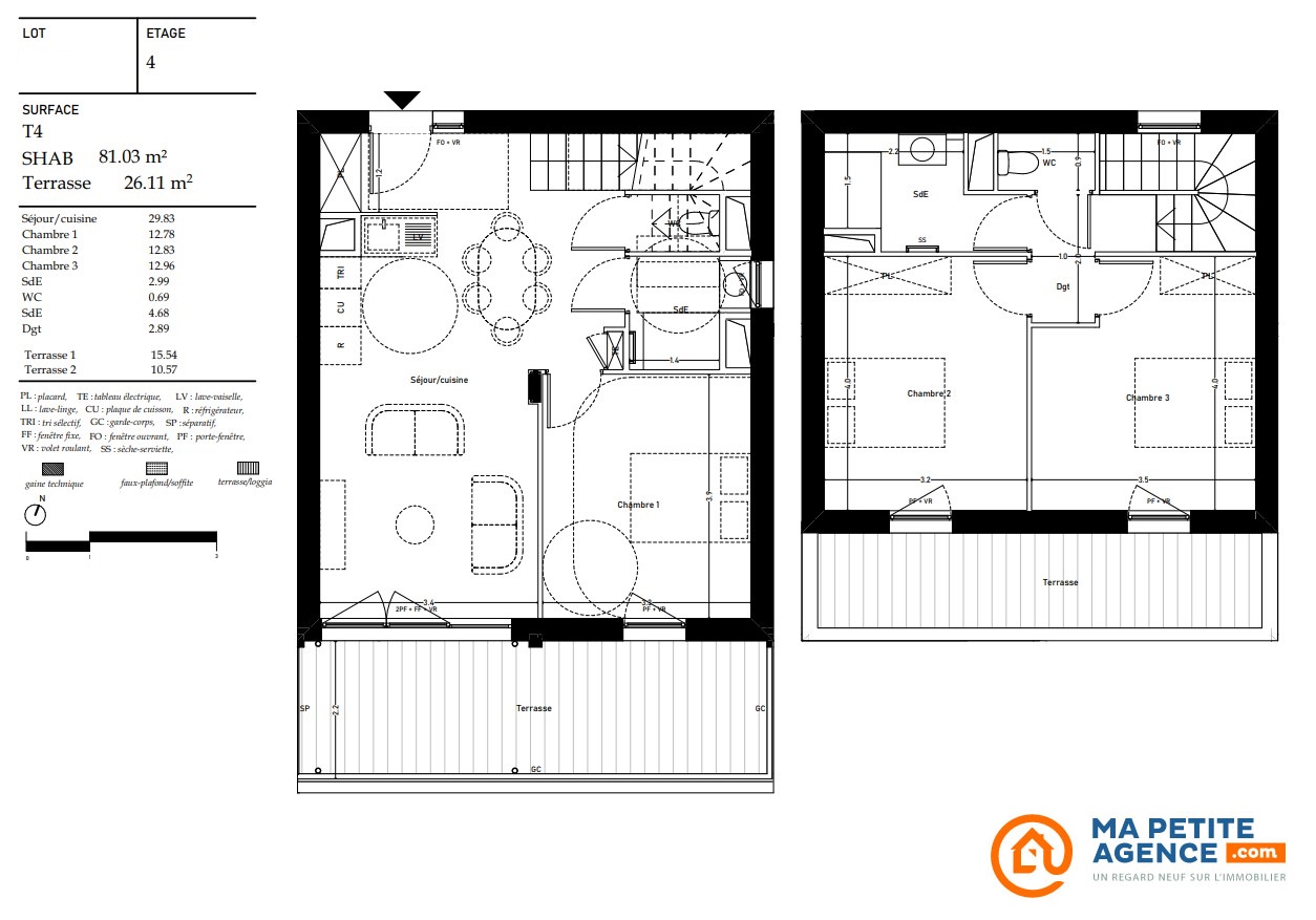 Appartement à vendre à Marseille 15 81 m² 321 000 € | Ma Petite Agence