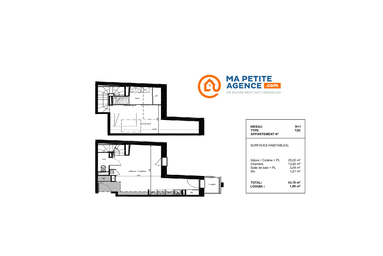 Appartement à vendre à Toulouse 43 m² 230 000 € | Ma Petite Agence