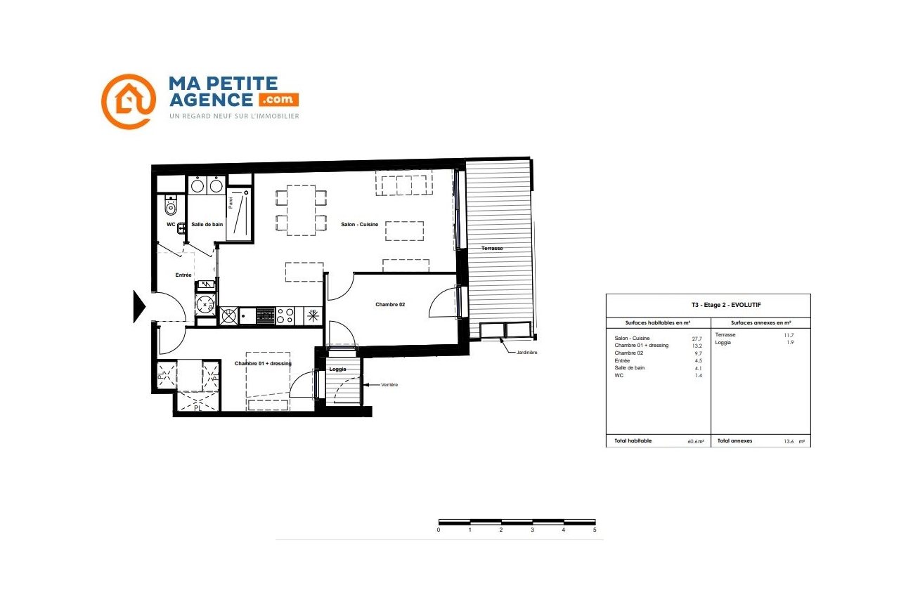 Appartement à vendre à Toulouse 61 m² 515 000 &euro; | Ma Petite Agence