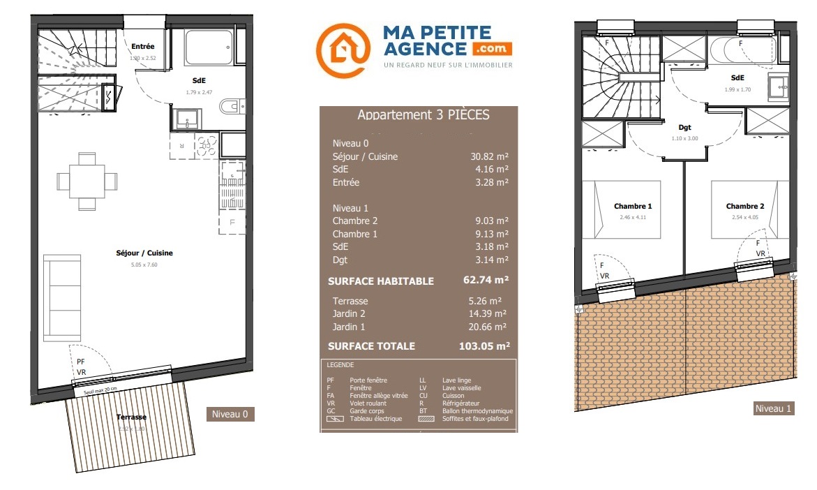 Maison à vendre à Toulouse 63 m² 302 900 € | Ma Petite Agence
