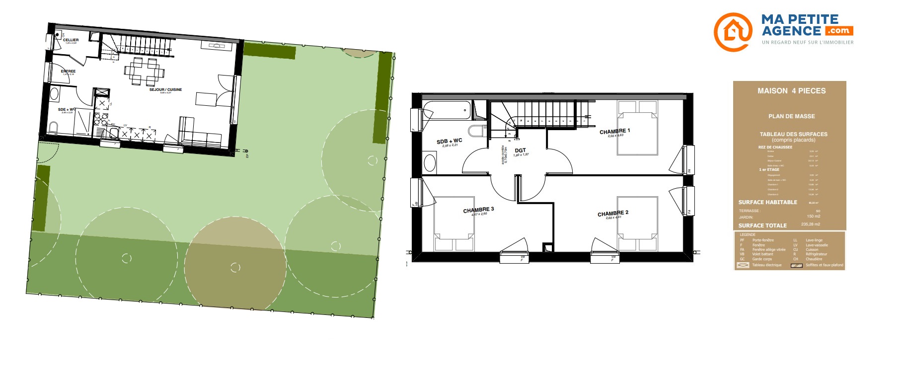 Maison à vendre à Carbon-Blanc 85 m² 303 000 &euro; | Ma Petite Agence