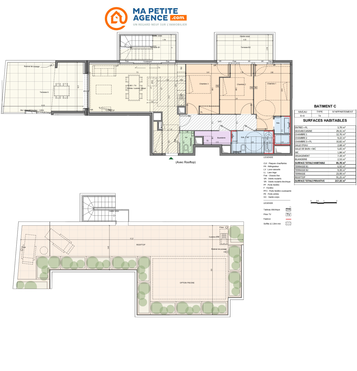 Appartement à vendre à Lattes 86 m² 675 000 € | Ma Petite Agence