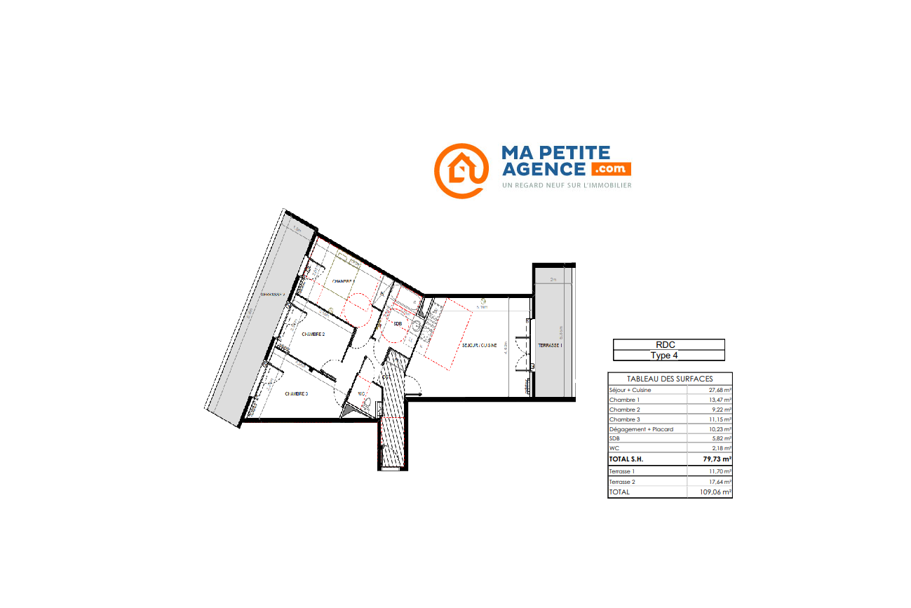 Appartement à vendre à Montpellier 79 m² 272 000 € | Ma Petite Agence