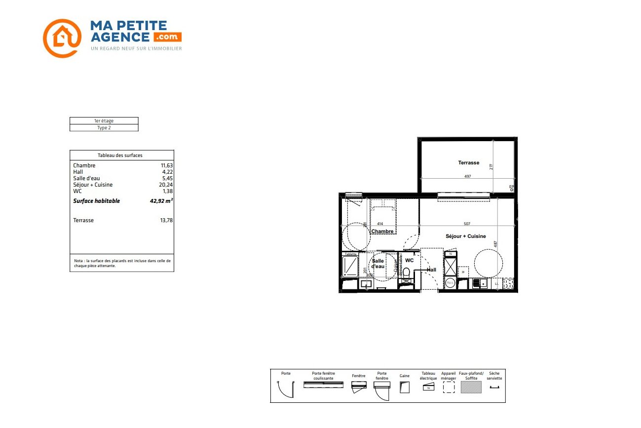 Appartement à vendre à Lattes 43 m² 231 000 € | Ma Petite Agence