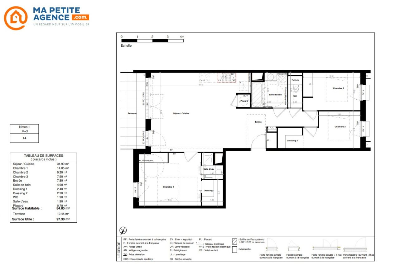 Appartement à vendre à Toulouse 85 m² 404 000 € | Ma Petite Agence