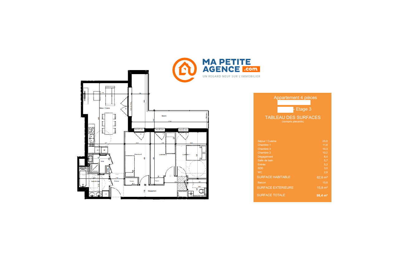 Appartement à vendre à Saint-Genis-Pouilly 82 m² 469 500 € | Ma Petite Agence