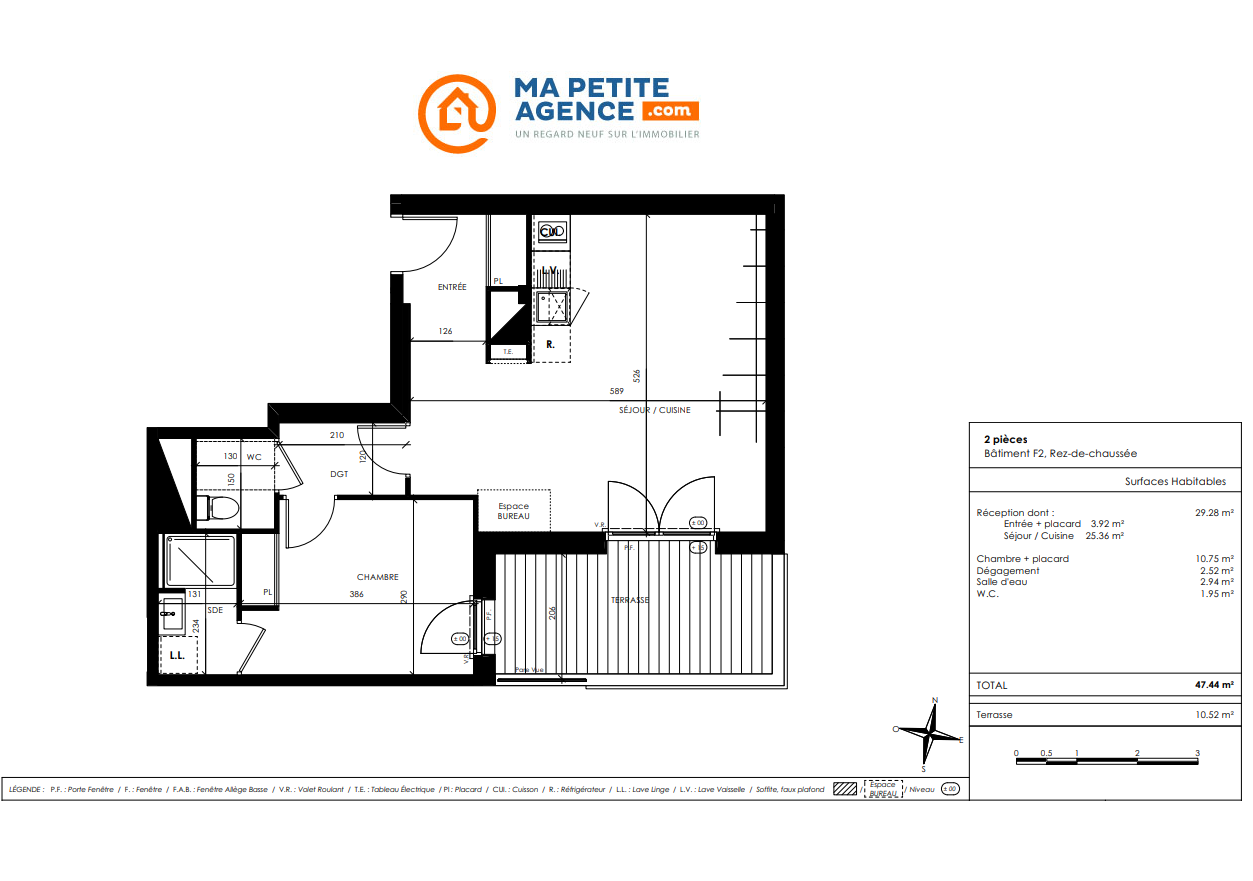 Appartement à vendre à TOULOUSE 47 m² 196 000 &euro; | Ma Petite Agence