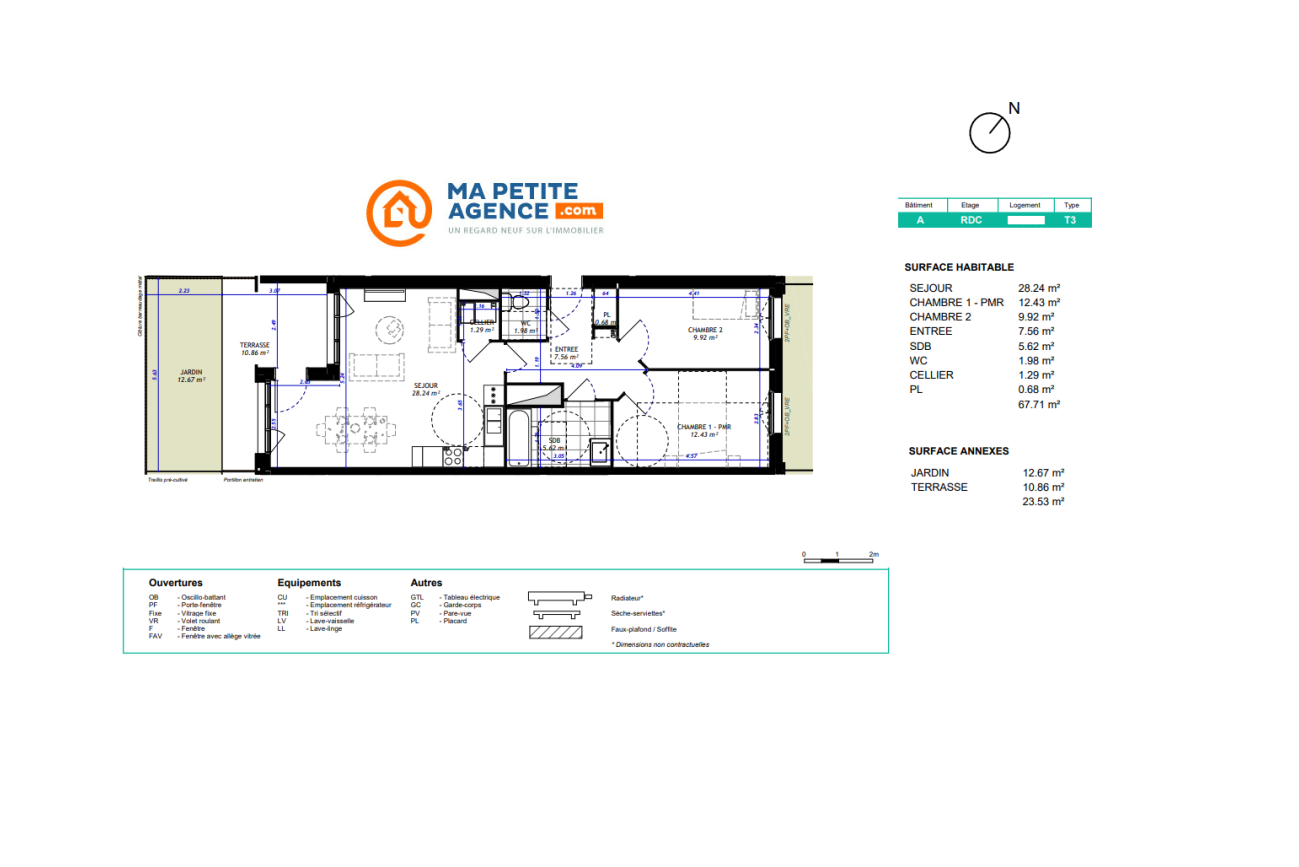 Appartement à vendre à LILLE 69 m² 360 000 &euro; | Ma Petite Agence