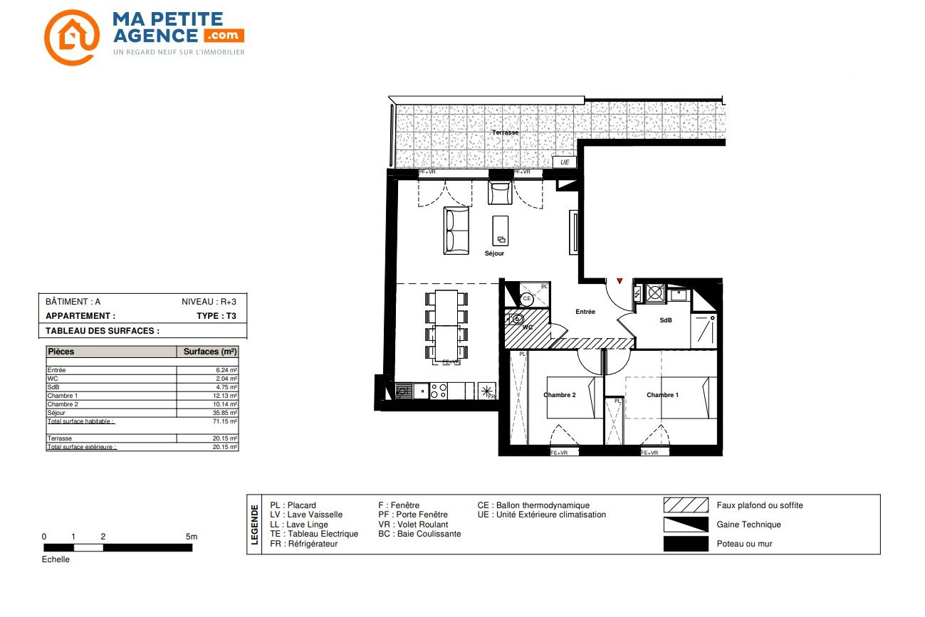 Appartement à vendre à Labarthe-sur-Lèze 71 m² 341 900 € | Ma Petite Agence