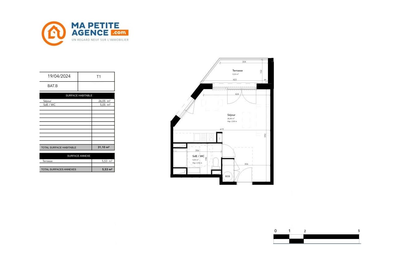 Appartement à vendre à Mérignac 31 m² 195 000 &euro; | Ma Petite Agence
