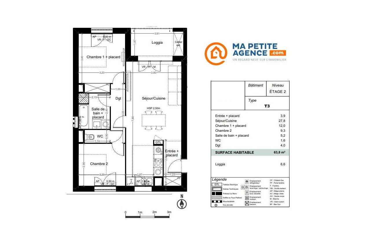 Appartement à vendre à Toulouse 64 m² 188 000 € | Ma Petite Agence