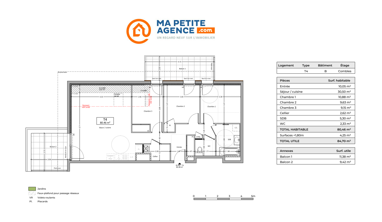 Appartement à vendre à Duingt 80 m² 544 900 &euro; | Ma Petite Agence