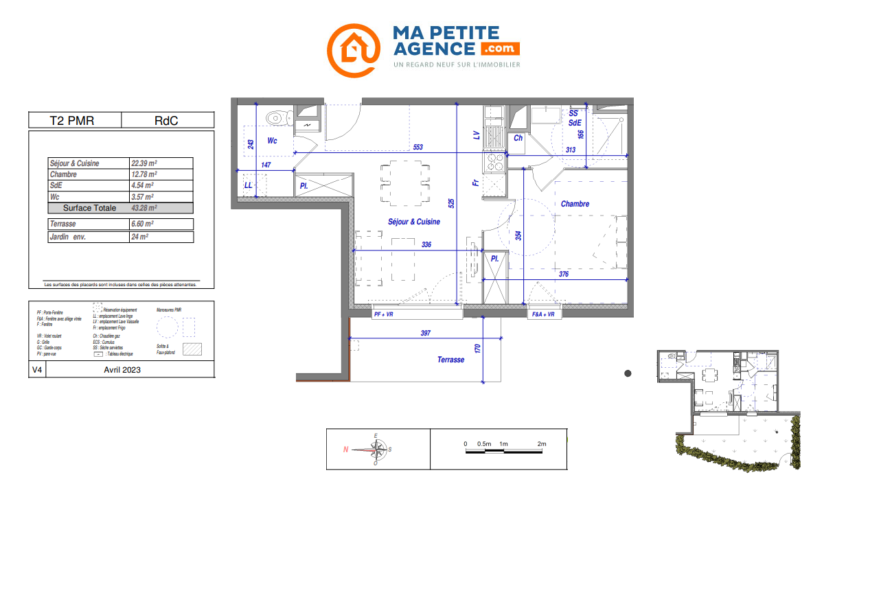 Appartement à vendre à Toulouse 43 m² 133 000 &euro; | Ma Petite Agence