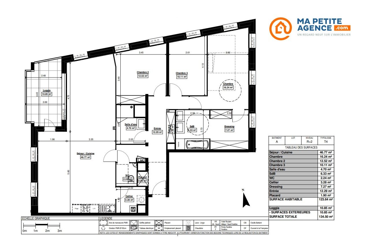 Appartement à vendre à Madeleine 123 m² 529 000 € | Ma Petite Agence