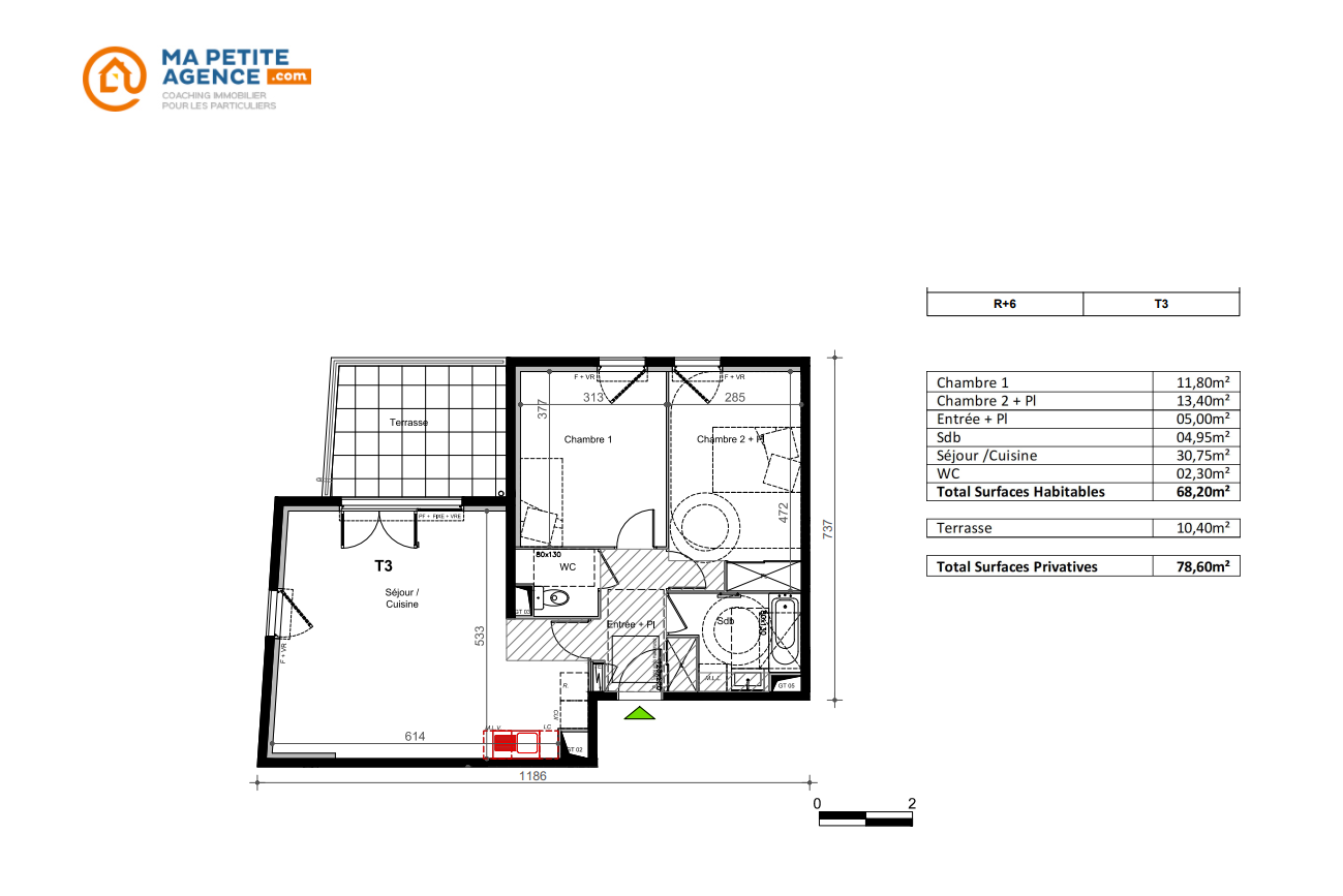 Appartement à vendre à Sète 68 m² 323 000 € | Ma Petite Agence