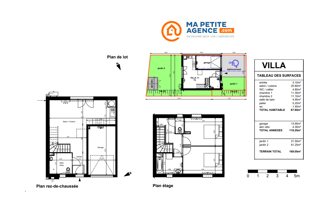 Maison à vendre à Bassens 68 m² 270 000 € | Ma Petite Agence