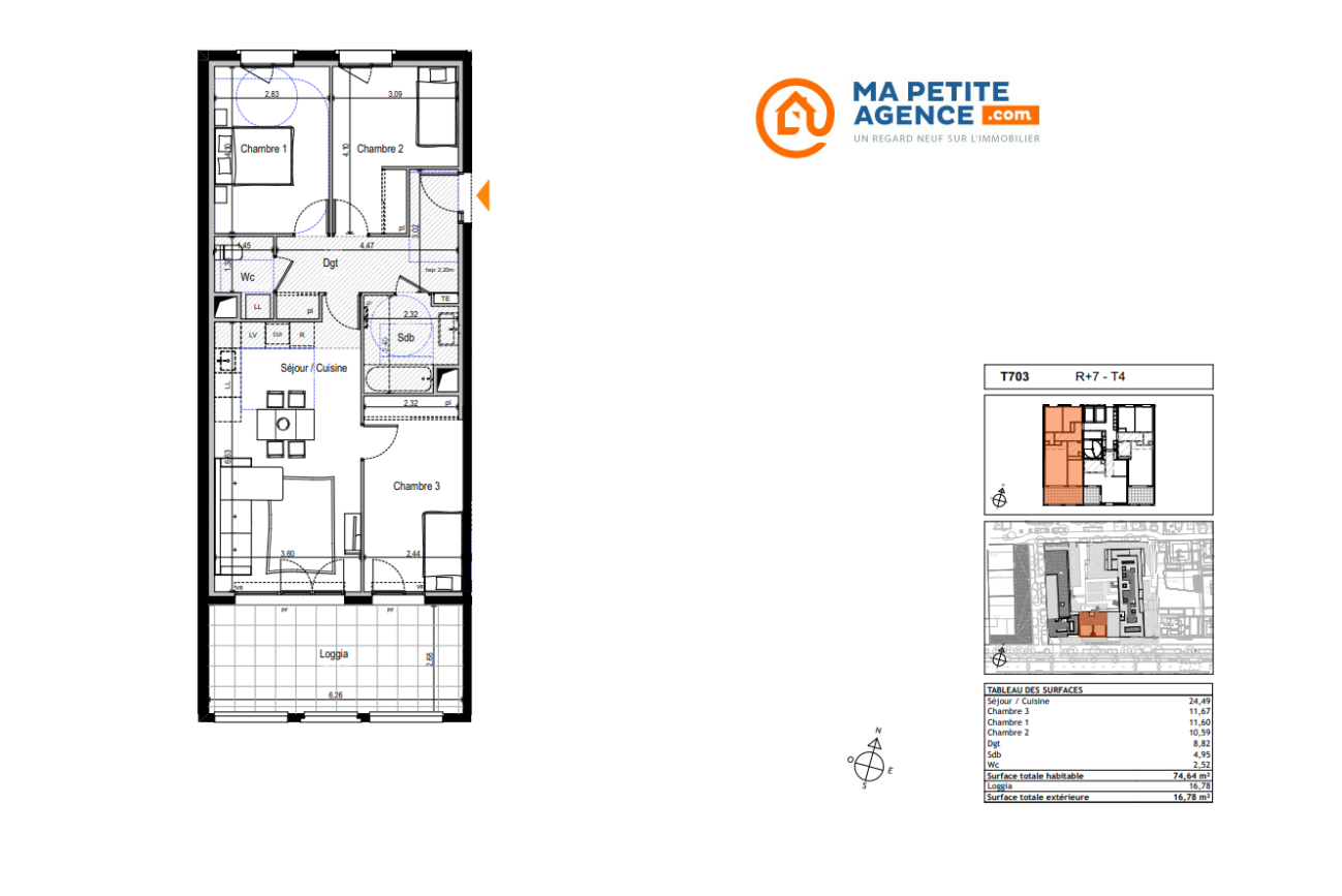 Appartement à vendre à Marseille 75 m² 307 200 € | Ma Petite Agence