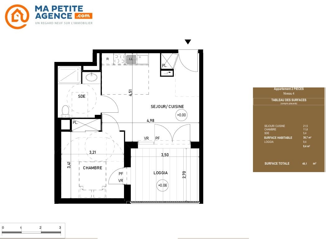 Appartement à vendre à Montpellier 39 m² 185 200 € | Ma Petite Agence
