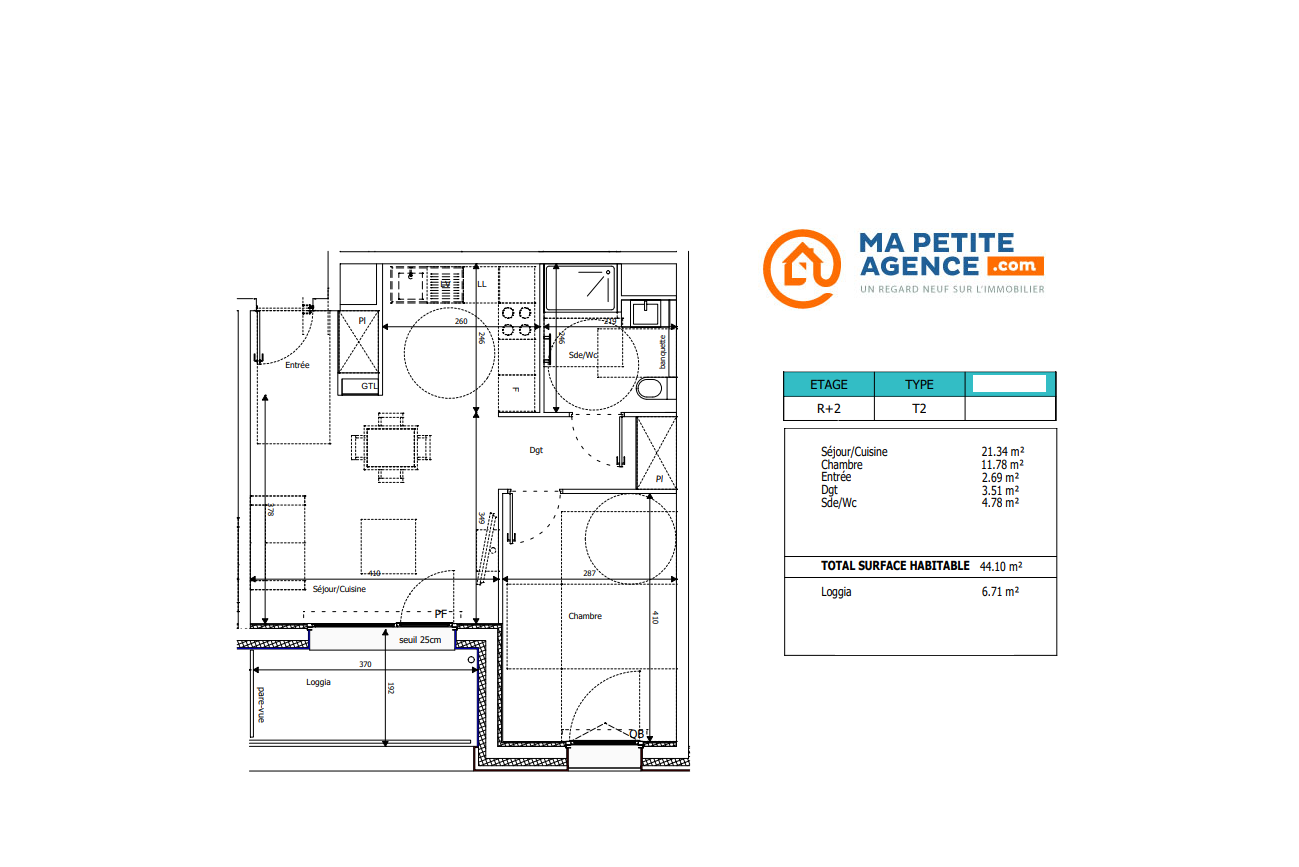 Appartement à vendre à Thonon-les-Bains 44 m² 247 000 € | Ma Petite Agence