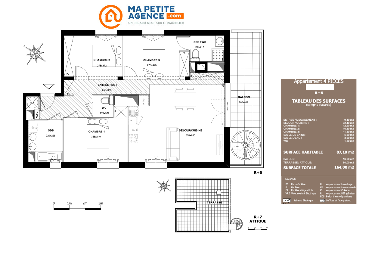 Appartement à vendre à Toulouse 87 m² 632 100 &euro; | Ma Petite Agence