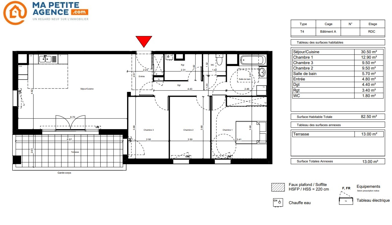 Appartement à vendre à Salon-de-Provence 83 m² 376 000 &euro; | Ma Petite Agence