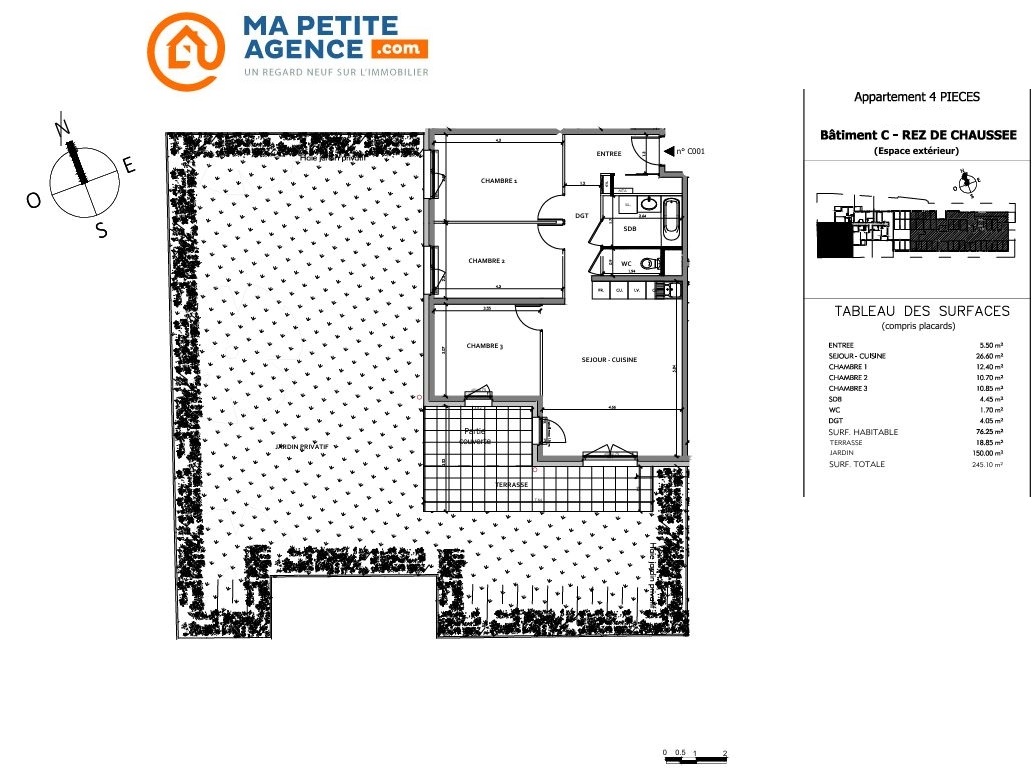 Appartement à vendre à UGINE 76 m² 297 500 &euro; | Ma Petite Agence