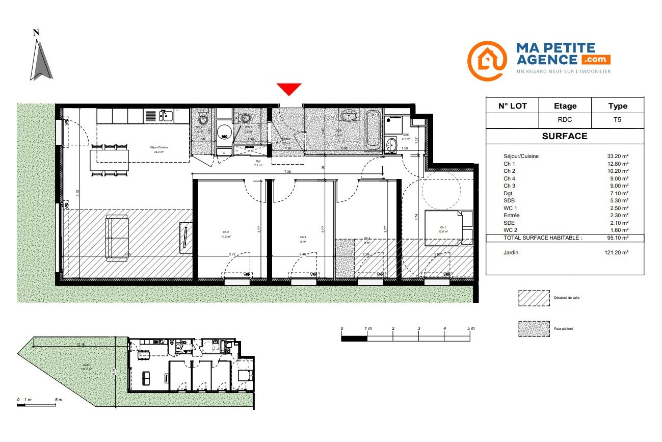 Appartement à vendre à AIX-EN-PROVENCE 95 m² 438 560 € | Ma Petite Agence