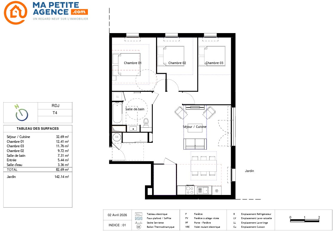 Appartement à vendre à MONTPELLIER 83 m² 379 000 € | Ma Petite Agence