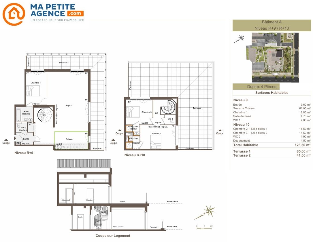 Appartement à vendre à Bordeaux 136 m² 1 195 250 € | Ma Petite Agence