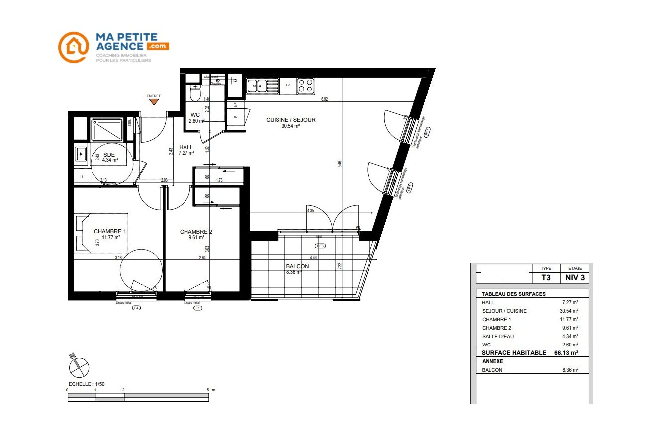 Appartement à vendre à Saint-Julien-en-Genevois 66 m² 367 500 € | Ma Petite Agence