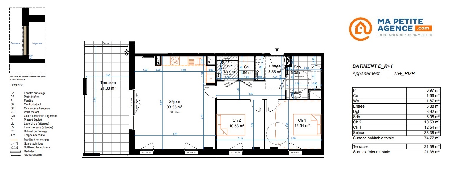 Appartement à vendre à Marcq-en-Barœul 75 m² 420 000 € | Ma Petite Agence