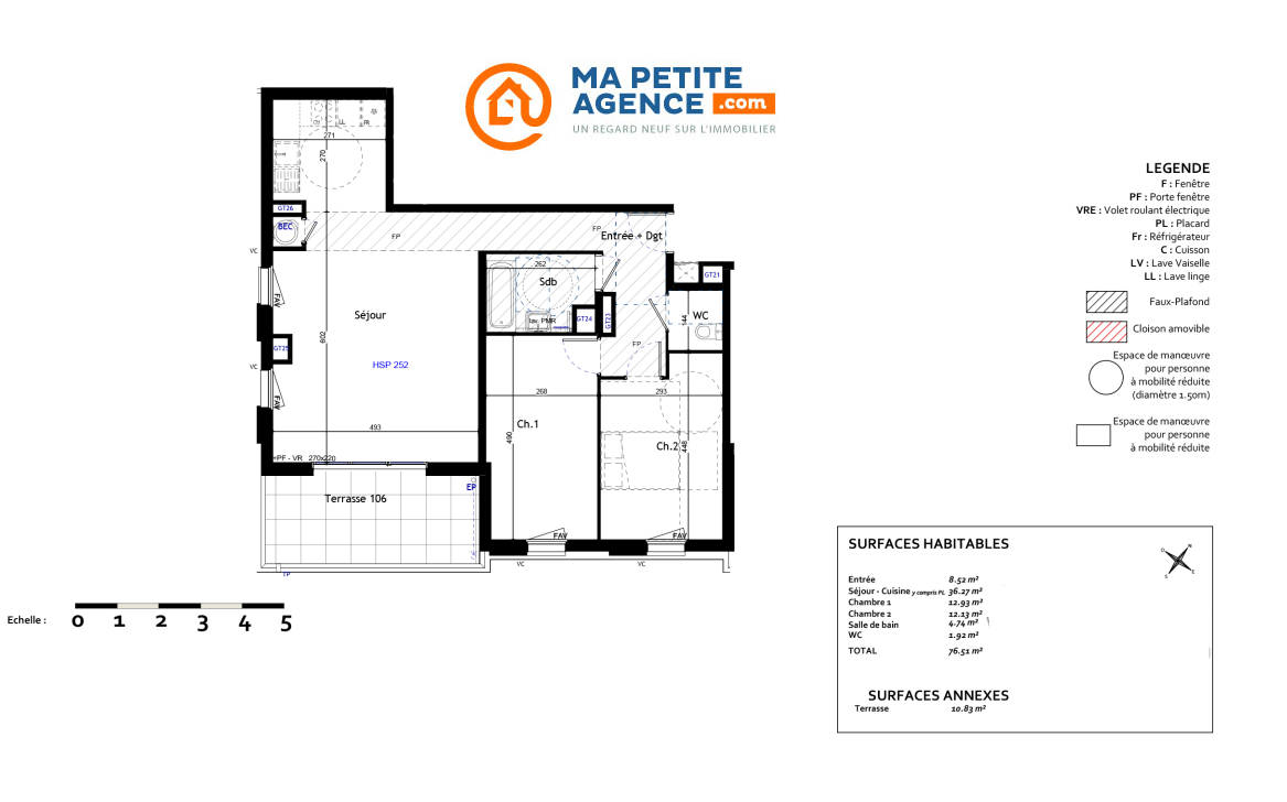 Appartement à vendre à Aix-en-Provence 77 m² 541 000 € | Ma Petite Agence